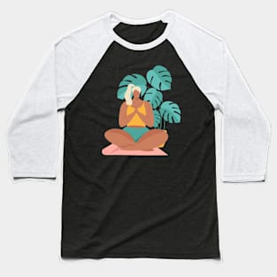 Girl at greenhouse Baseball T-Shirt